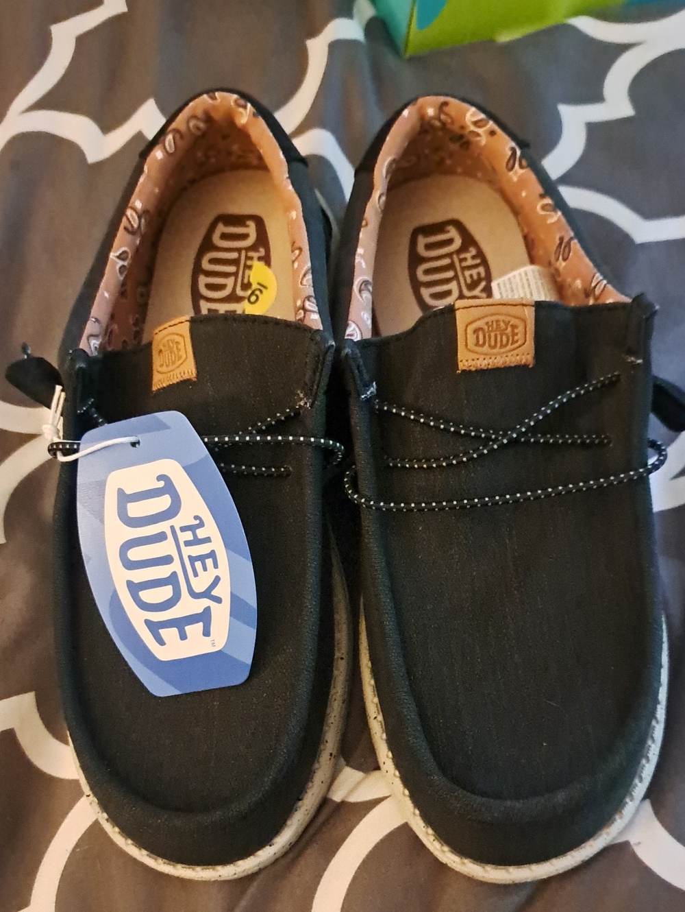 HEY DUDE Men's Wally Washed Canvas Slip On Shoe | Lightweight Casual Loafer
